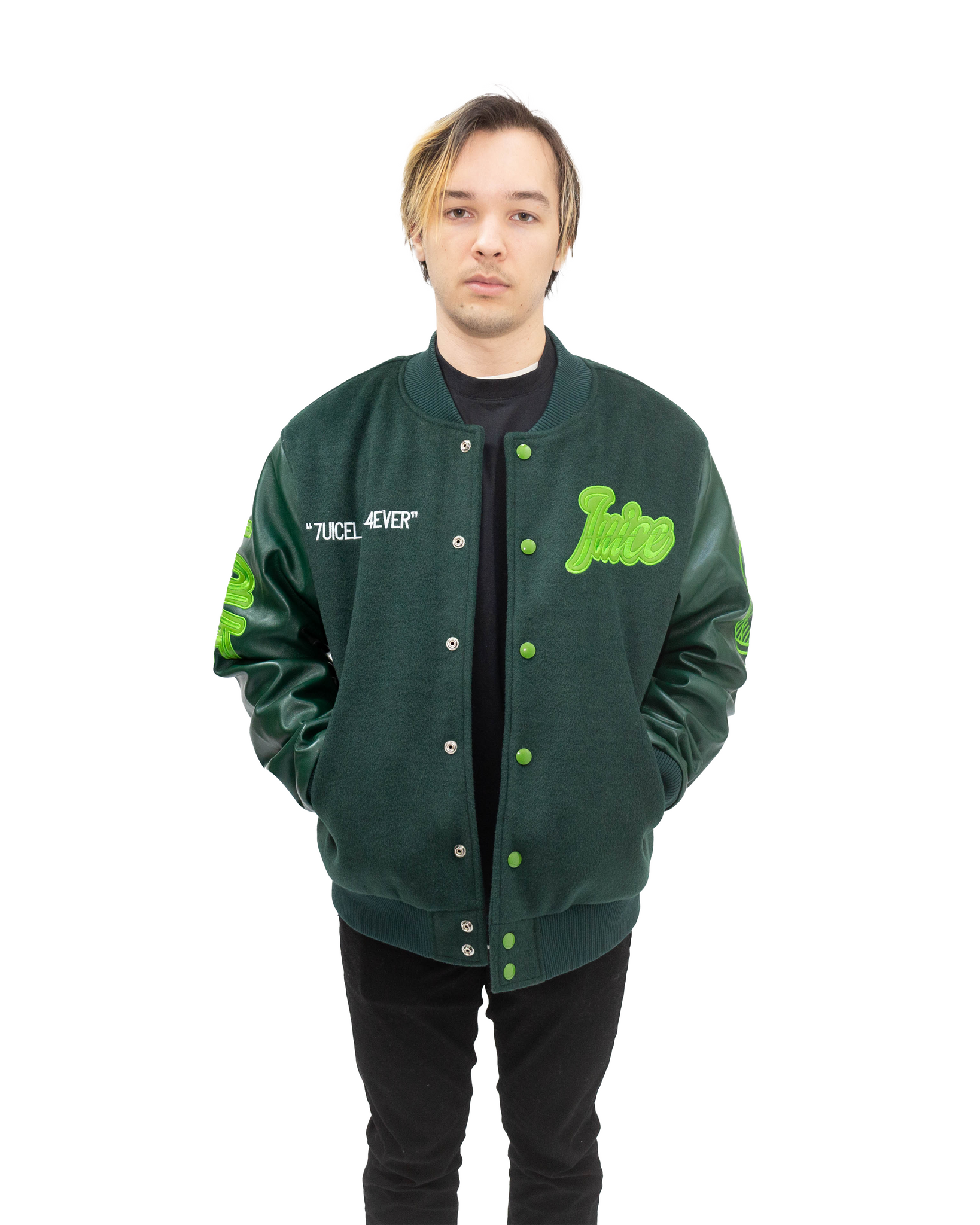 PRE-SALE** Limited Edition Sophomore Sensation Varsity Jacket (Green –  loveopenbar