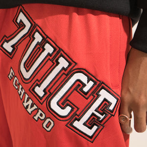 777 7UICE Shorts: Red (Black, White & Silver)